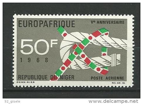 Niger Aerien YT 89 (PA) " Europafrique " 1968 Neuf** - Niger (1960-...)