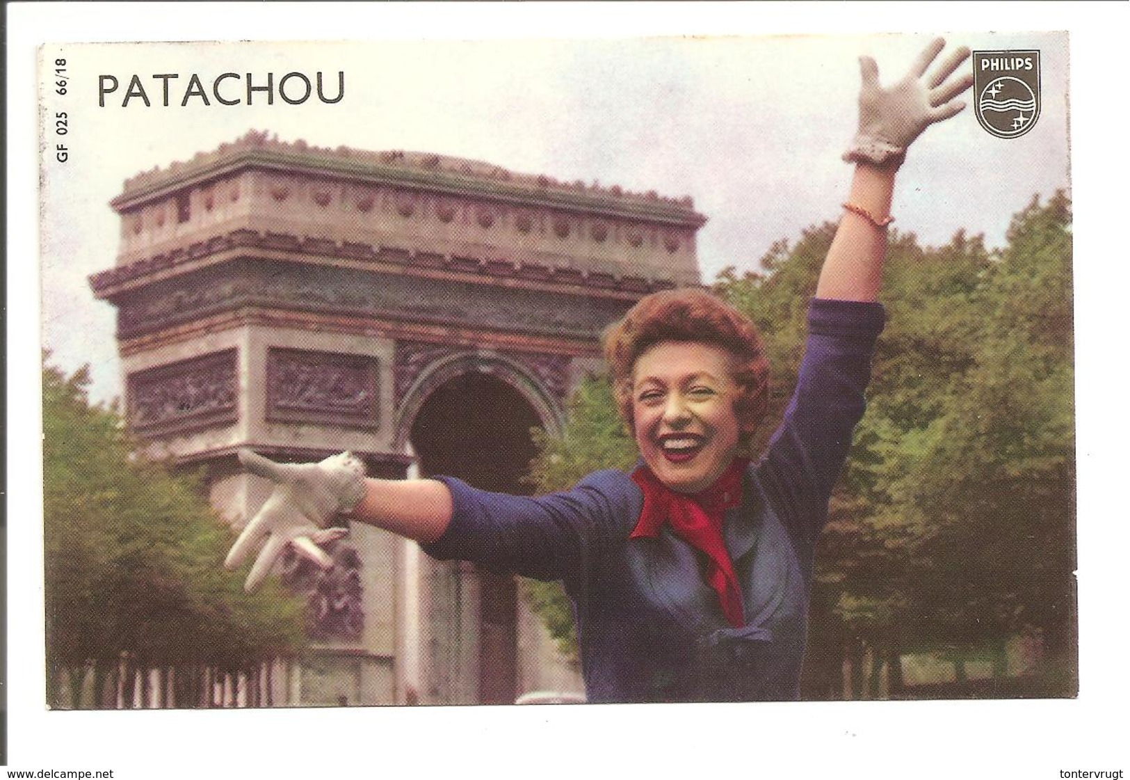 PATACHOU-Arc De Triomph-Philips. Photo !! - Chanteurs & Musiciens