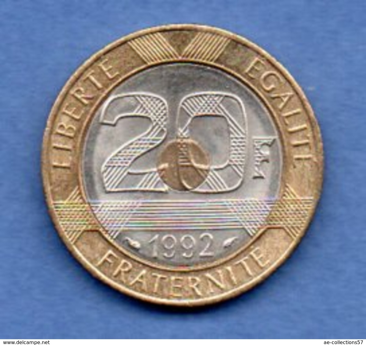 20 Francs 1992 V Fermé  --  état SUP - Autres & Non Classés