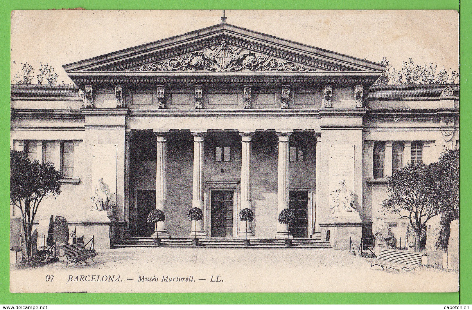 BARCELONA / MUSEO MARTORELL .... Carte écrite En 1913 - Barcelona