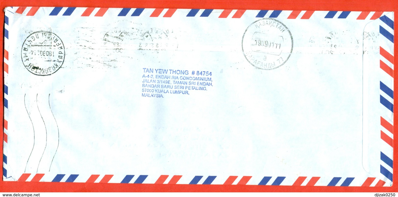 Malasia 2001. The Envelopes Passed Mail. Airmail. - Other (Earth)