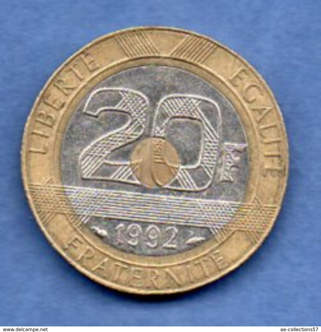 20 Francs 1992 V Ouvert   --  état  TTB - Autres & Non Classés