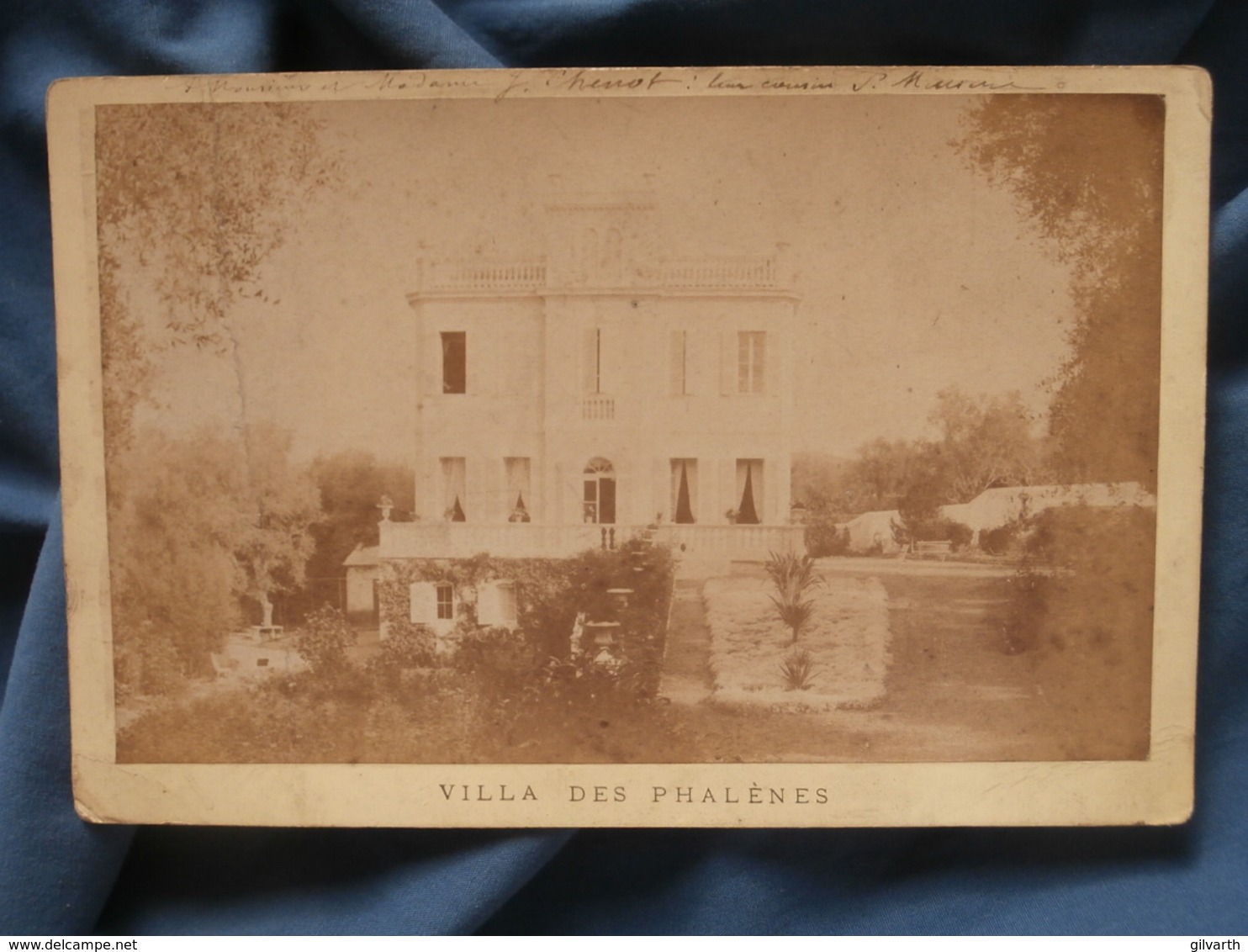 Photo Format Cabinet  Villa Des Phalènes  Vue Jardin (Villa Du Cousin Millière)  CA 1880-85 - L403 - Anciennes (Av. 1900)