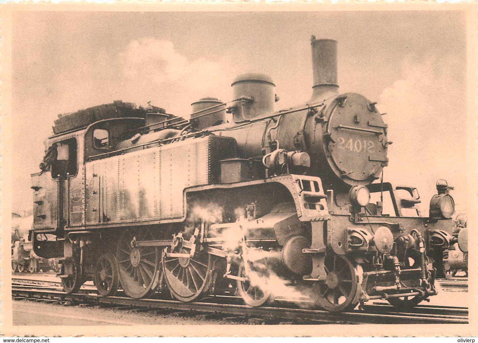 Lacomotive - Rail & Traction - Bruxelles Nord - 1909-1911 Type 24 - Trains