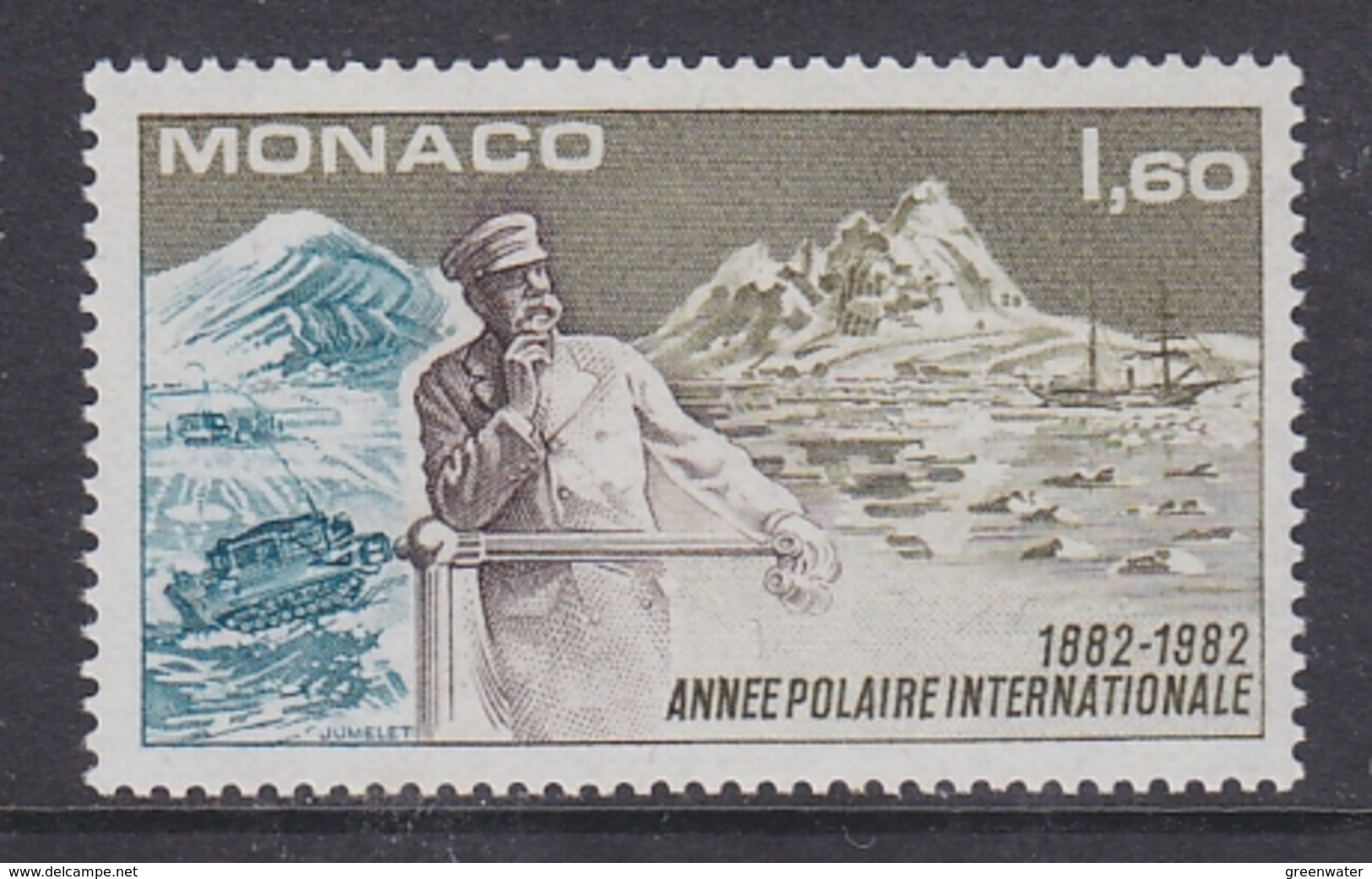 Monaco 1982 Annee Polaire Internationale 1v ** Mnh (41468) - Andere & Zonder Classificatie