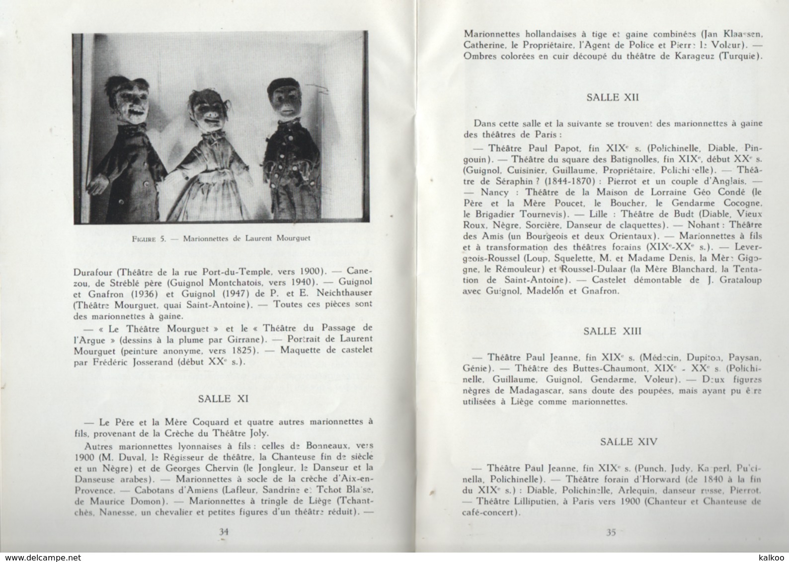 Petit Livre ( Le Musée International De La Marionnette - Lyon // Hotel Gadagne ) 1957 - Autres & Non Classés