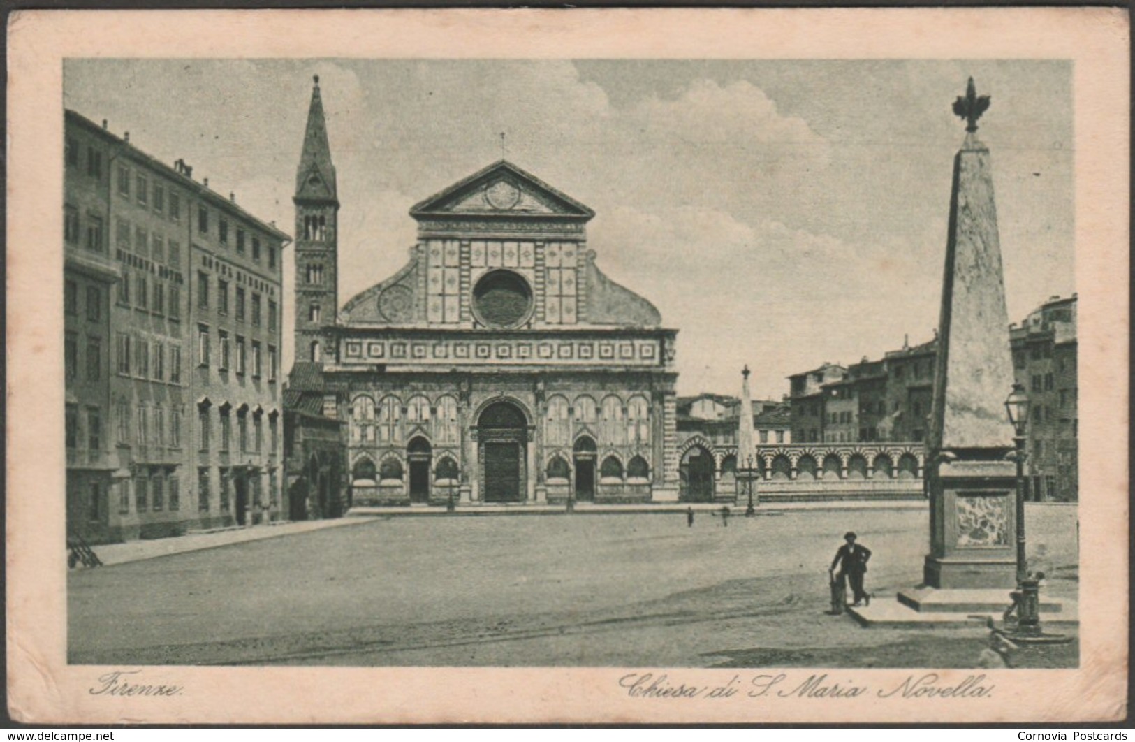 Chiesa Di Santa Maria Novella, Firenze, Toscana, 1925 - Sborgi Cartolina - Firenze (Florence)