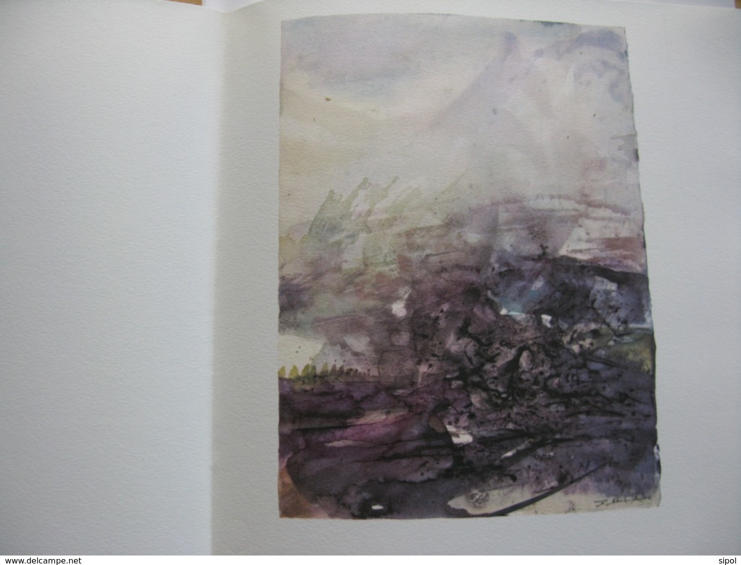 Illuminations  Arthur Rimbaud avec 8 aquarelles de Zao Wou KI - X X ème anniversaire du   Club Français du Livre 1966