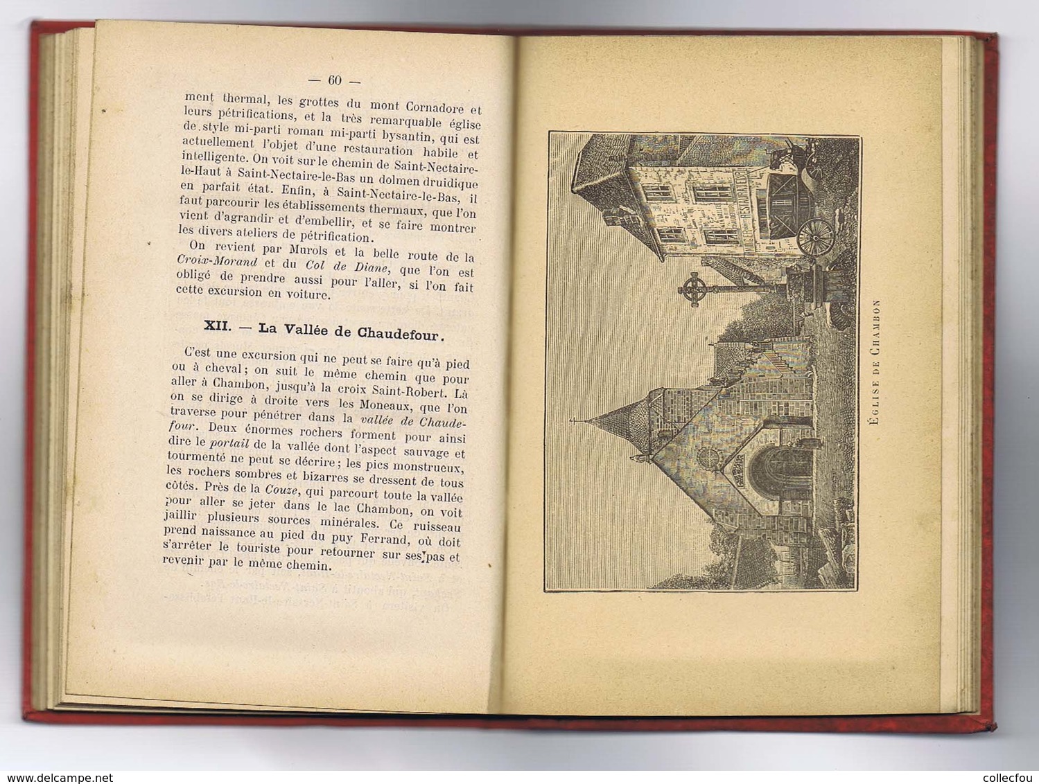 LA BOURBOULE : Guide Touristique édité En 1889. Reliure D'époque. Carte. Nombreuses Réclames Locales. Voir 8 Photos. - Auvergne