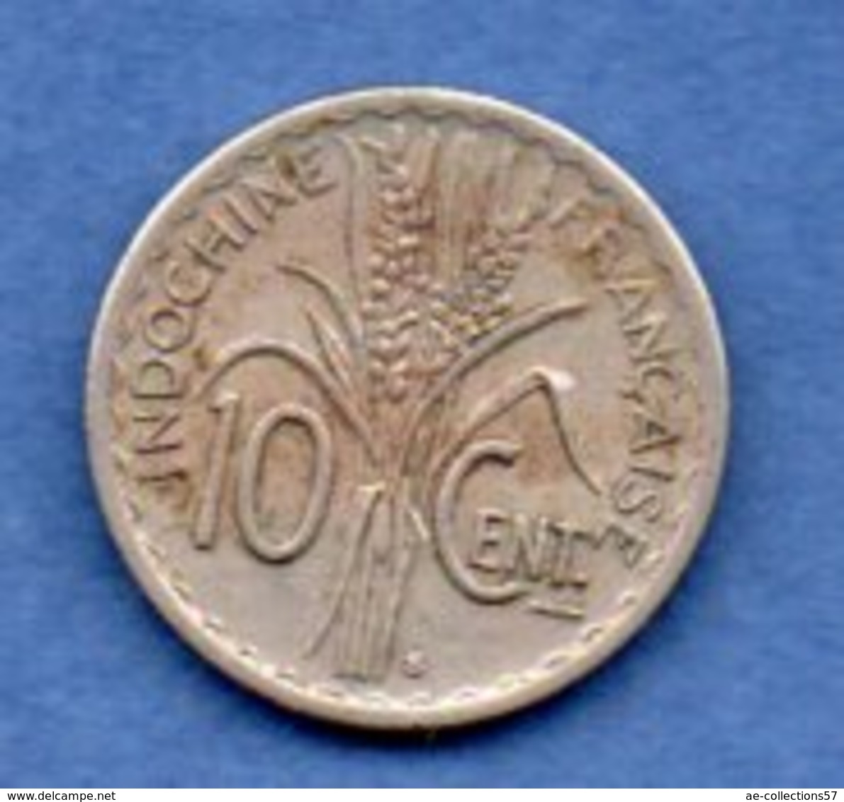 Indochine  -  10 Cents 1941 S  -  Km # 21.1a  - état  TTB - Autres & Non Classés