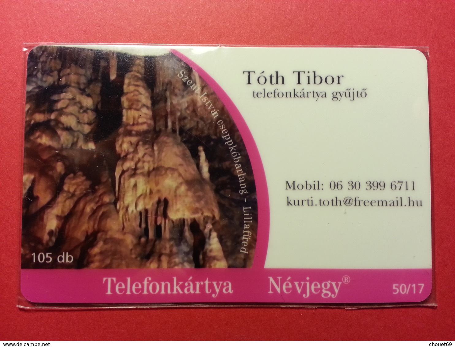 HUNGARY - 105 Db VISIT CARD Toth Tibor Barangolo Telefonkartya 50/17 - 2007 - MINT (FA0718) - Hongrie