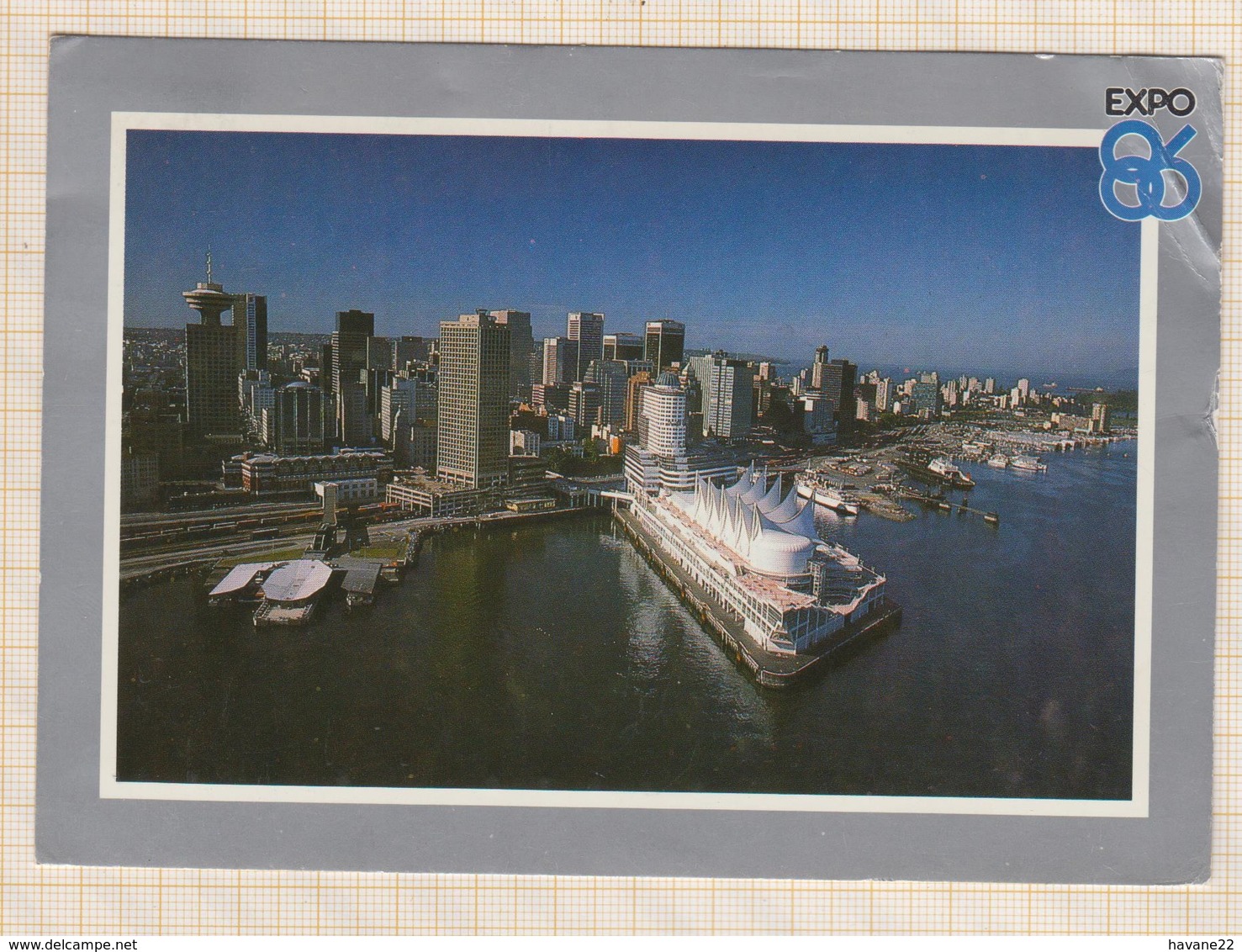 8AK4030 EXPO 86 VANCOUVER CANADA  COIN PLIE 2 SCANS - Vancouver
