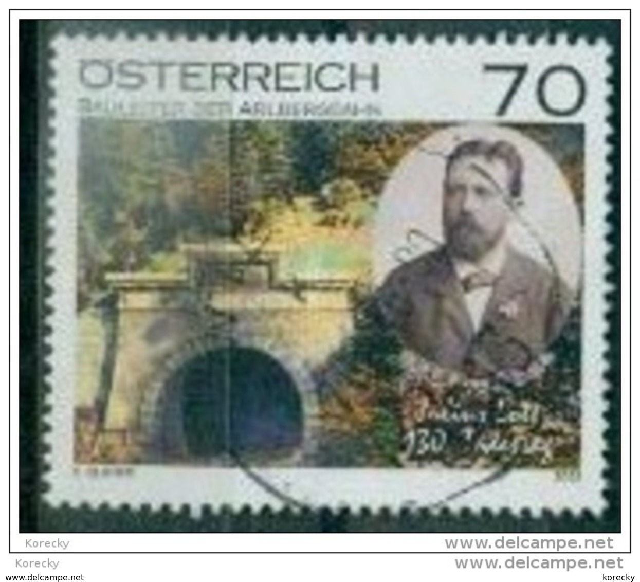 2013 -3064 - ° -  Julius Lott (1836-1883), Eisenbahnpionier, Bauleiter Der Arlbergbahn - Used Stamps
