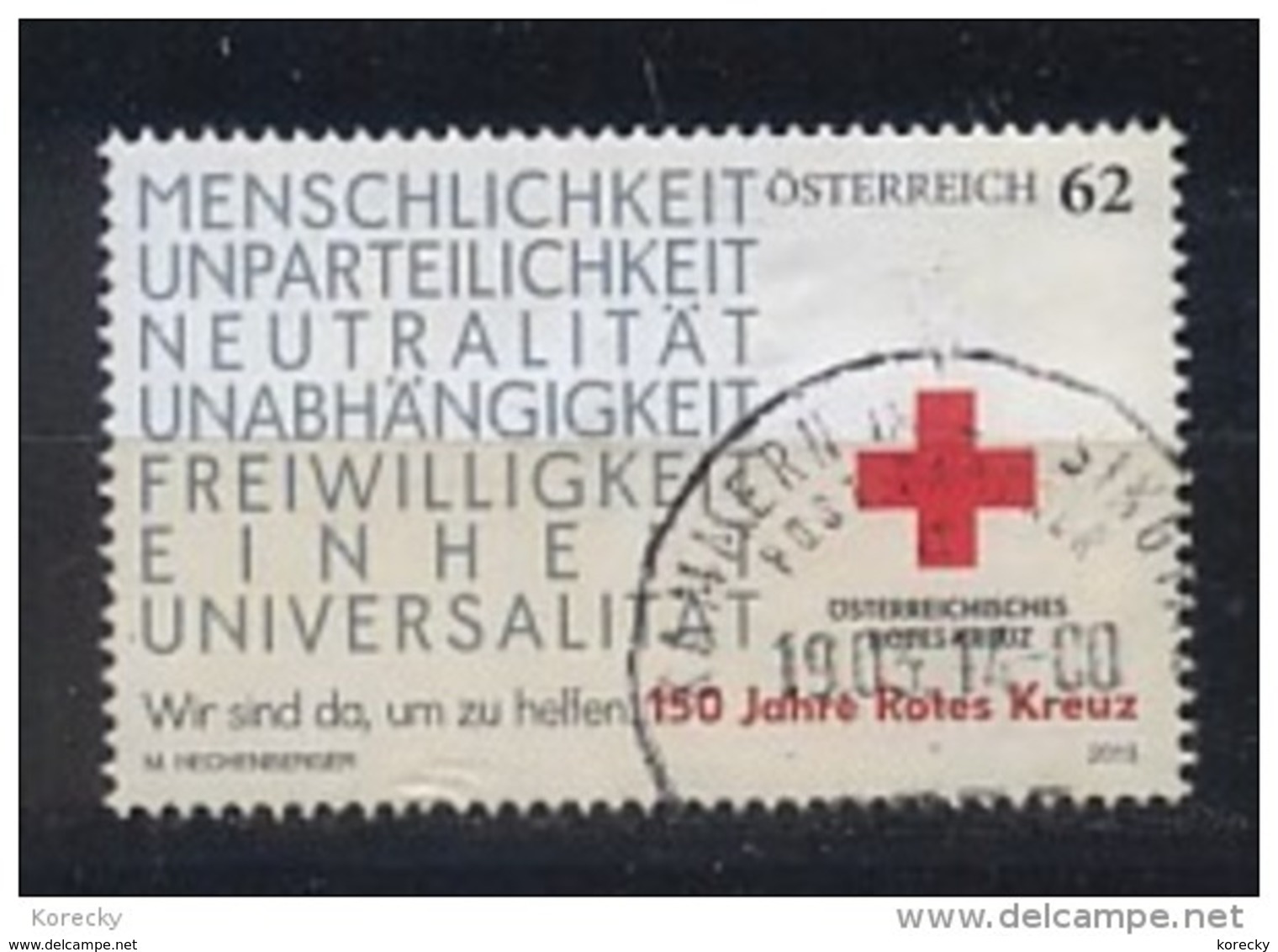 2013 -3071 - ° -  100 Jahre Rotes Kreuz - Gebraucht