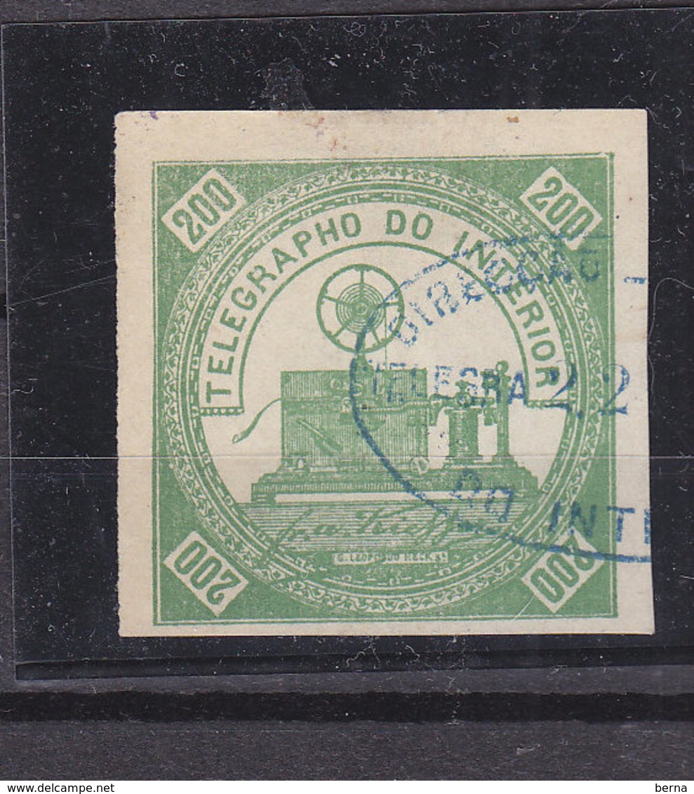 BRESIL TELEGRAPHE 1 USED - Telegraafzegels