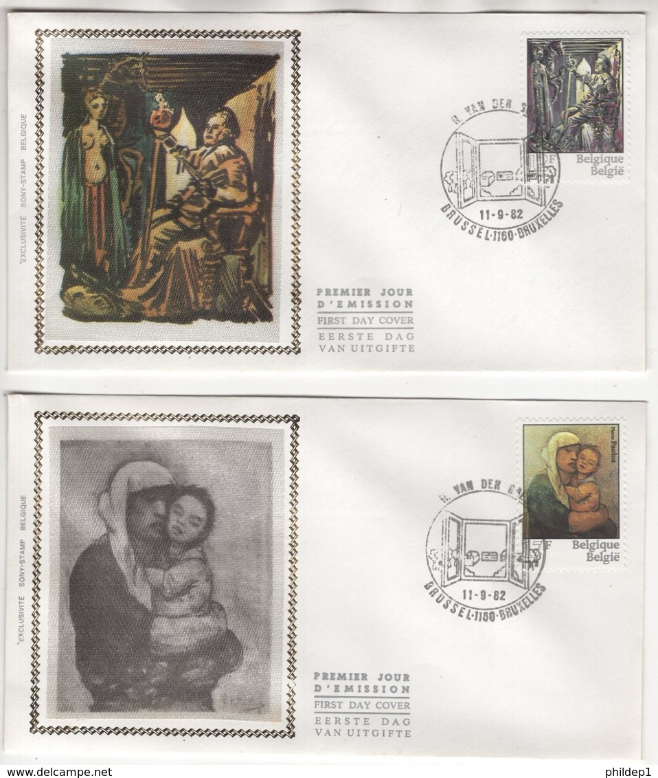 FDC. Culturelle. COB N° 2060/63 Du 11/9/82 - 1981-1990