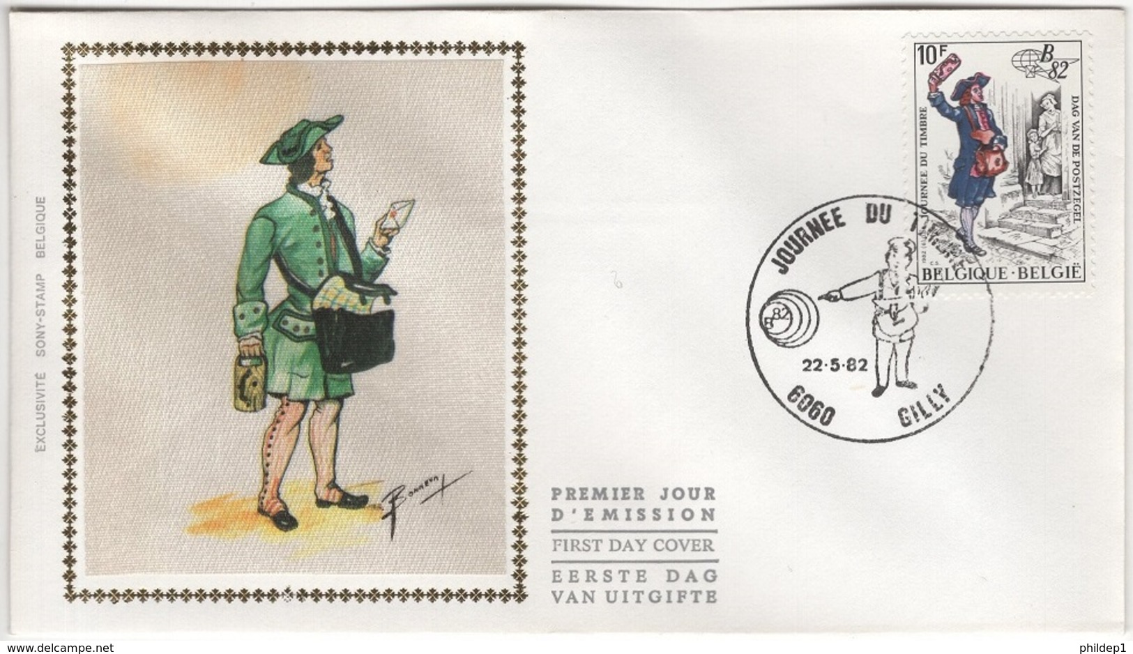 FDC. Journée Du Timbre. COB N° 2052 Du 22/5/82 - 1981-1990