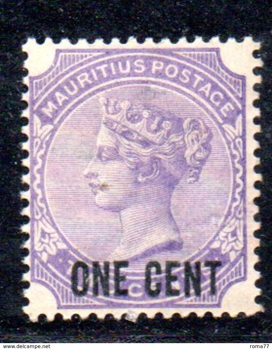 R1777 - MAURITIUS 1885 , Yvert N. 76  * - Mauritius (...-1967)