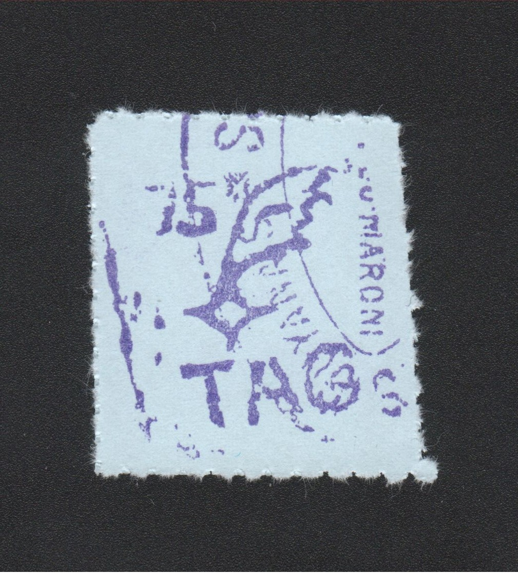 Reproduction Guyane Poste Aérienne N° 1 75 C Violet - Autres & Non Classés