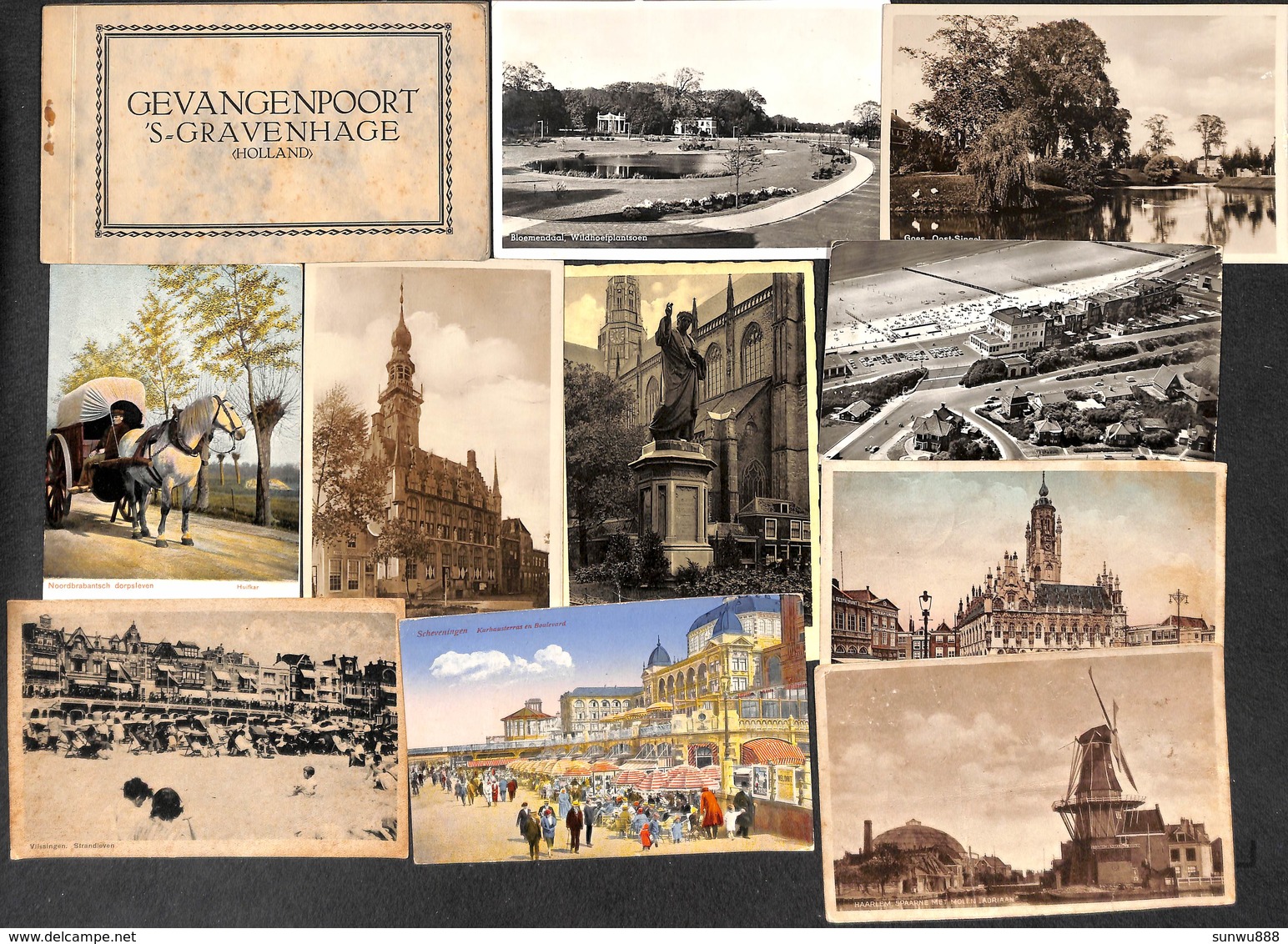 Nederland - Lot 30 PK's (inc. Gevangenpoort, Molen... See Zie Scans) - Autres & Non Classés