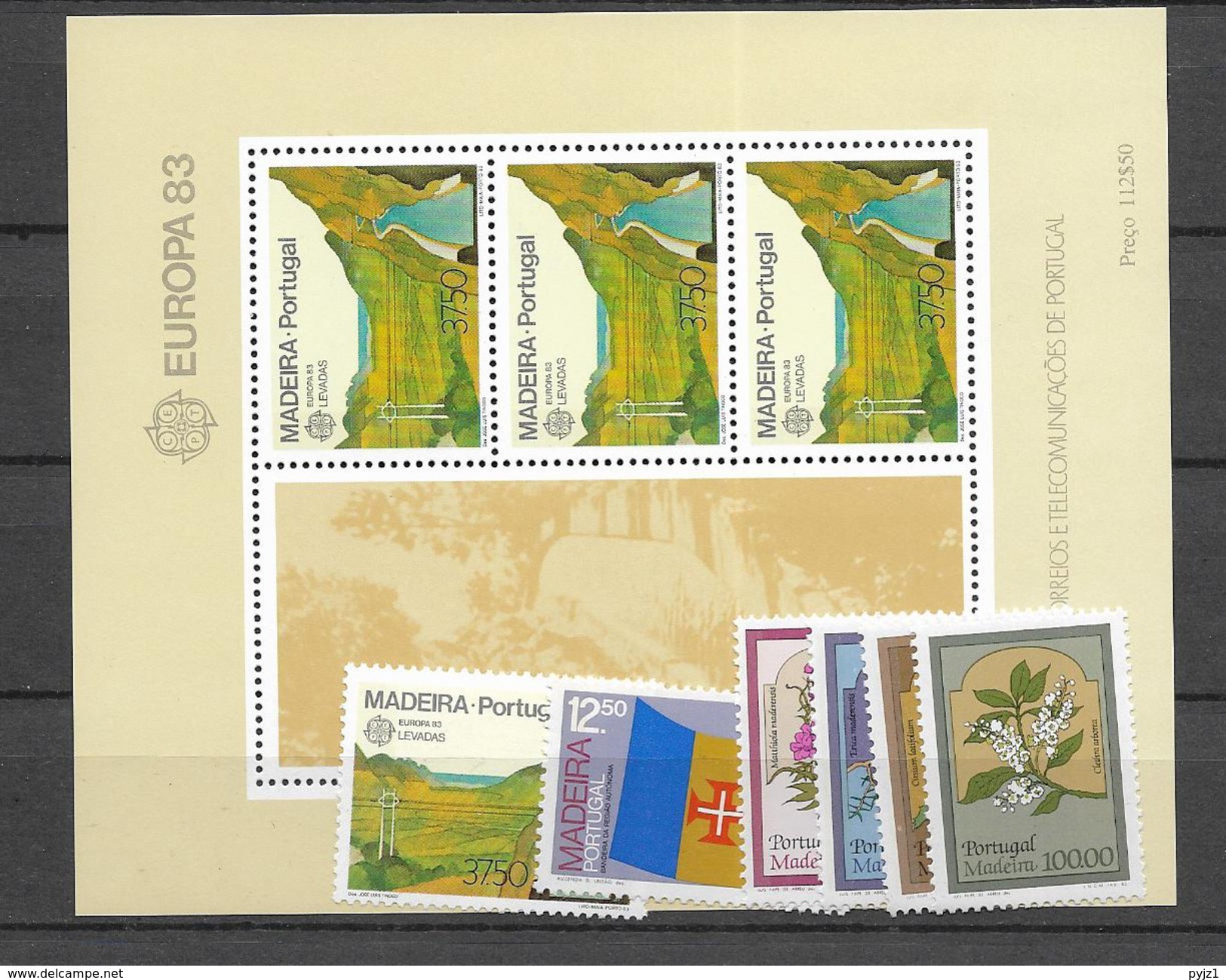 1983 MNH Madeira Year Complete, Postfris - Madère