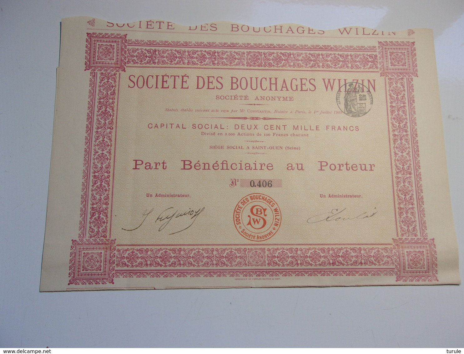 BOUCHAGES WILZIN (saint-ouen) - Other & Unclassified