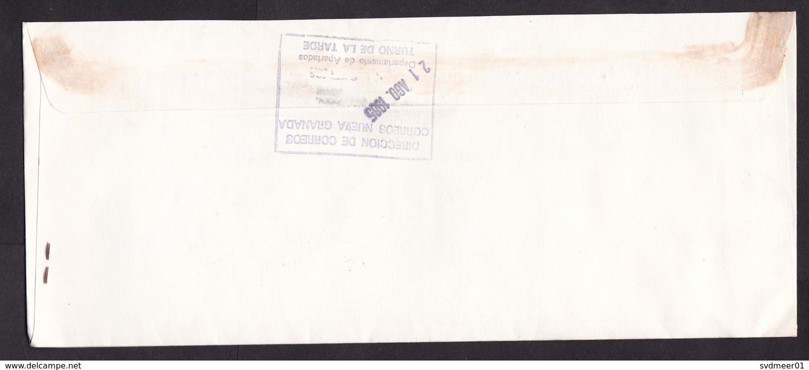 Venezuela: Registered Cover To Netherlands, 1985, 16 Stamps & Meter Cancel, Inflation?, Transport (minor Discolouring) - Venezuela