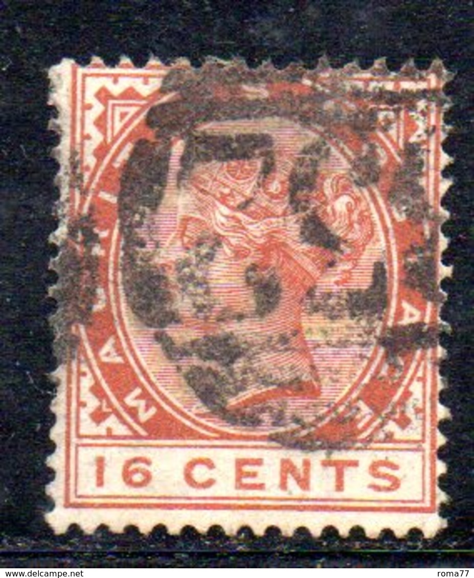 R1804 - MAURITIUS 1882, 16 Cents Yvert N. 73  Usato  CA - Mauritius (...-1967)