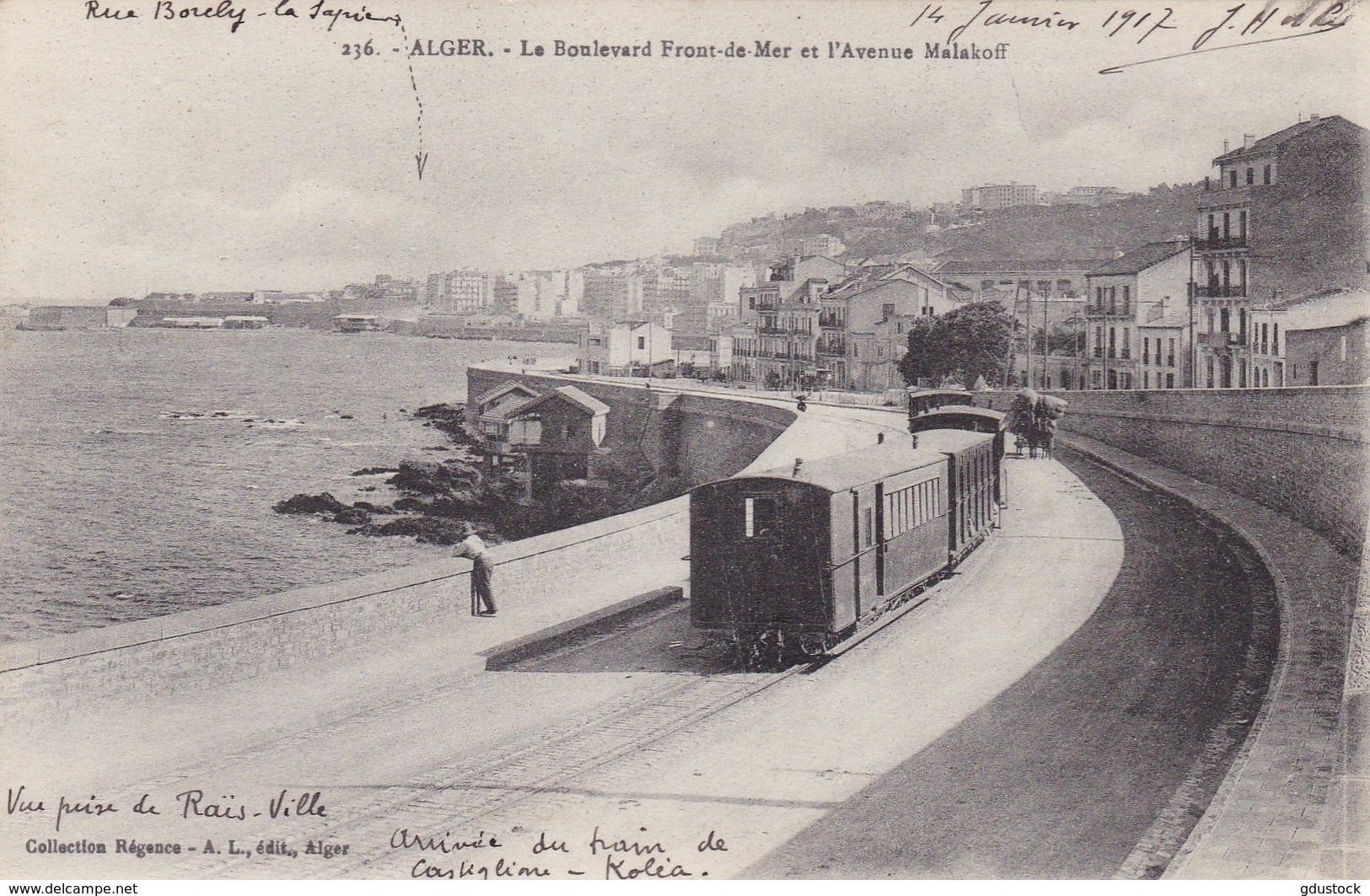 Alger - Le Boulevard Front-de-mer Et L'avenue Malakoff - Alger