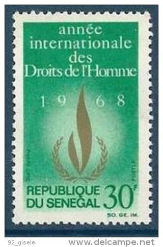 Senegal YT 303 " Droits De L'Homme " 1968 Neuf** - Sénégal (1960-...)