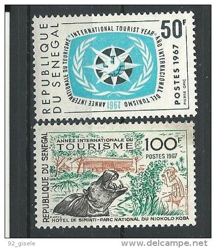 Senegal YT 297 & 298 " Année Tourisme " 1967 Neuf** - Sénégal (1960-...)