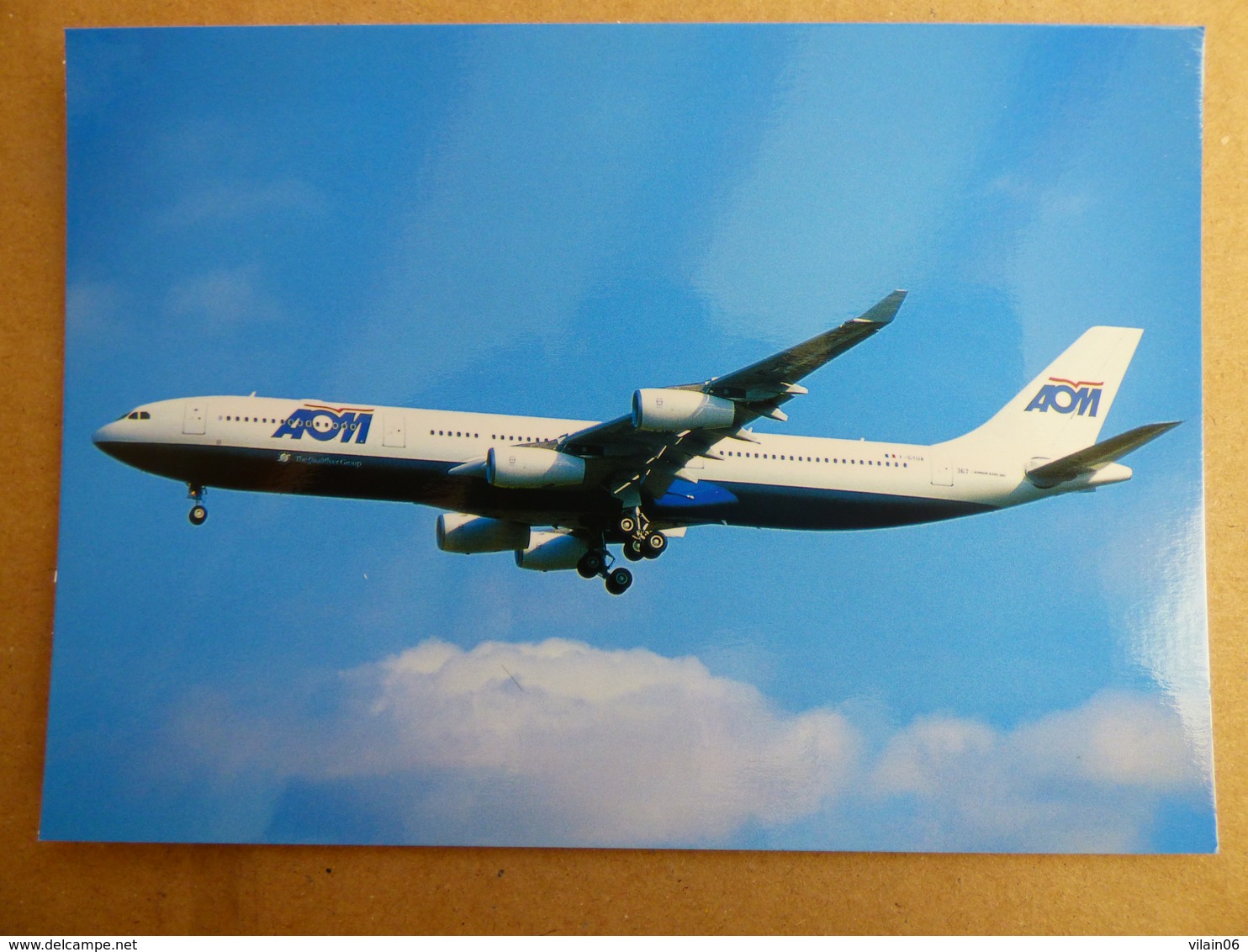 AOM  AIRBUS A 340 313   F GTUA - 1946-....: Ere Moderne