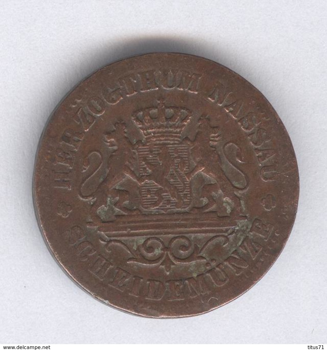 1 Kreuzer Allemagne Nassau 1861 - TTB+ - Piccole Monete & Altre Suddivisioni