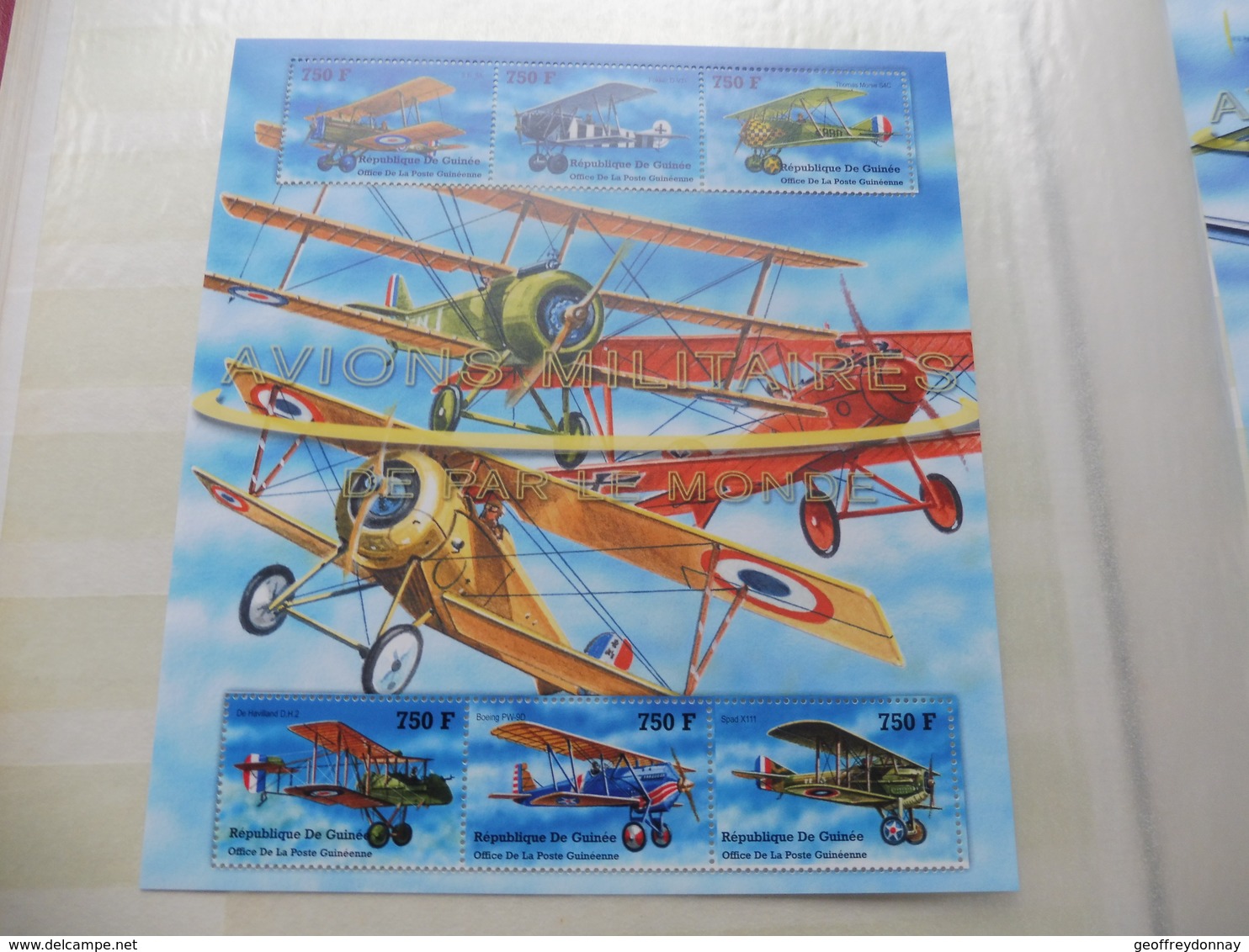 Republique De Guinée 2378/83 / Blok War World 1940 - 1945 Neuf New (avions Militaires) Guerre , D Day, Vlugen - Guerre Mondiale (Seconde)