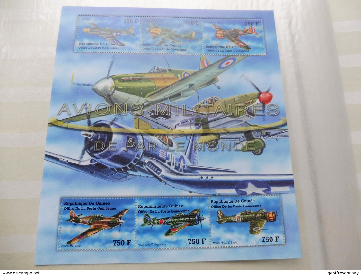 Republique De Guinée 2384/89 / Blok War World 1940 - 1945 Neuf New (avions Militaires) Guerre , D Day, Vlugen - Guerre Mondiale (Seconde)