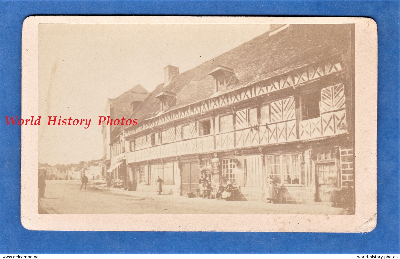 Photo Ancienne CDV Avant 1900 - SAINT VALERY EN CAUX ? - Maison Henri IV ? - Architecte Histoire Patrimoine - Anciennes (Av. 1900)