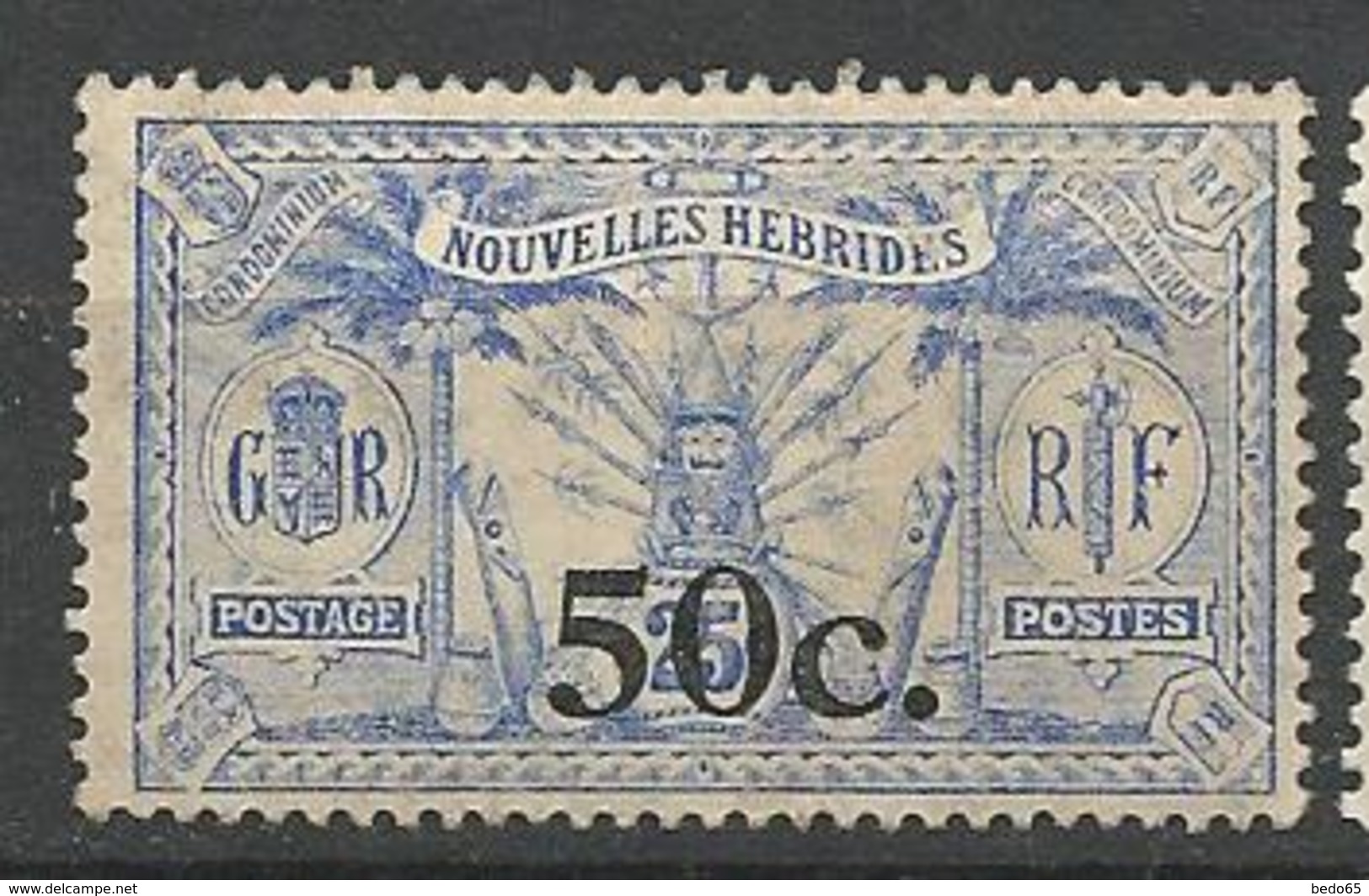 NOUVELLE HEBRIDE N° 76 NEUF**  SANS CHARNIERE / MNH - Neufs