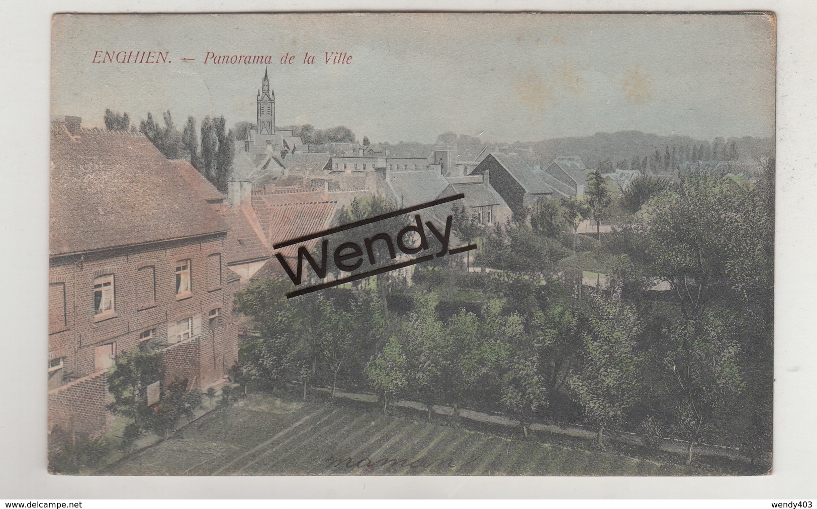 Enghien (panorama De La Ville - Color 1906) - Edingen