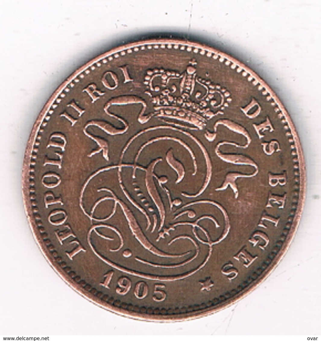 2 CENTIMES 1905 FR   BELGIE/8455/ - 2 Centimes