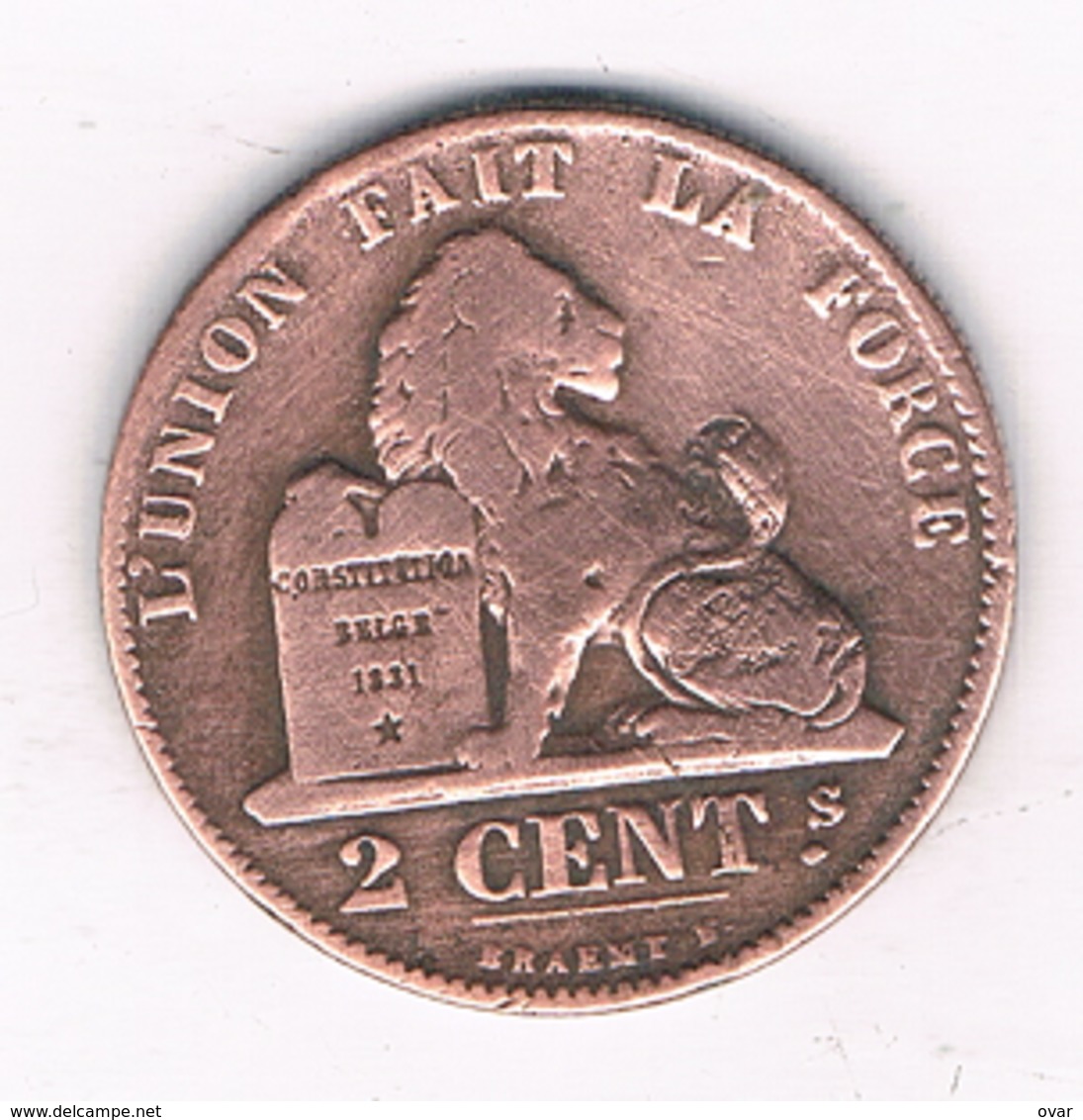 2 CENTIMES 1864   BELGIE/8460/ - 2 Centimes