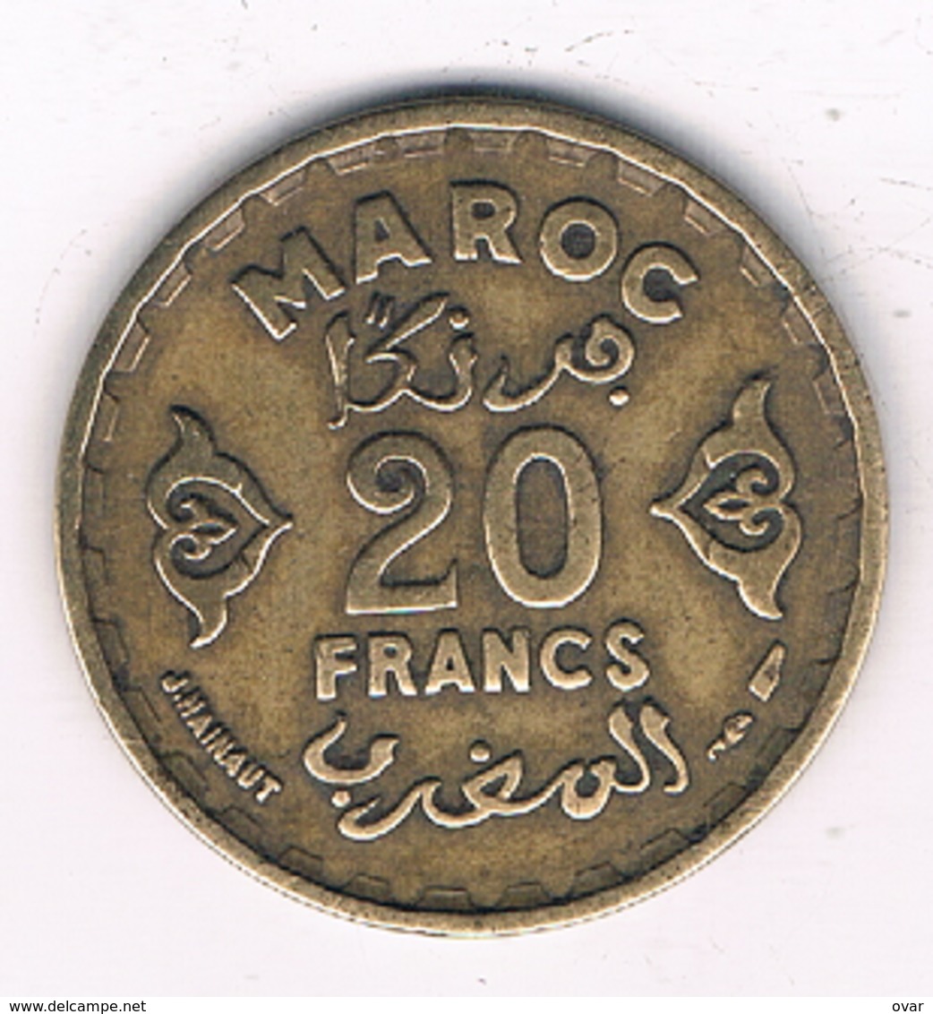 20 FRANCS 1952  MAROKKO /8463/ - Maroc