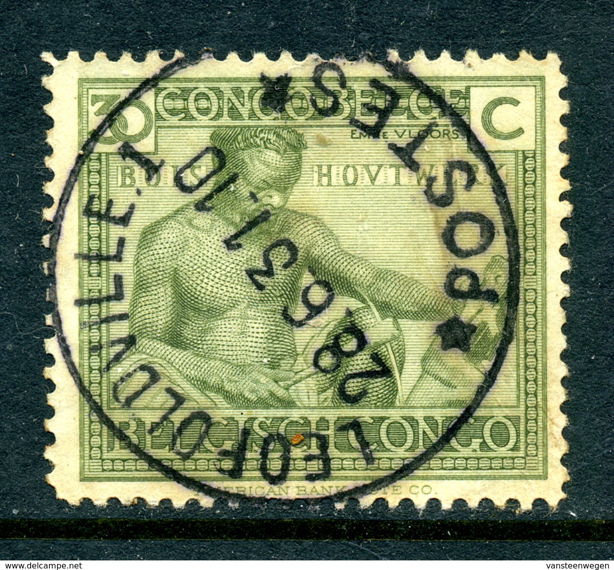 Congo Belge 1925 COB 119 ° Léopoldville - Oblitérés