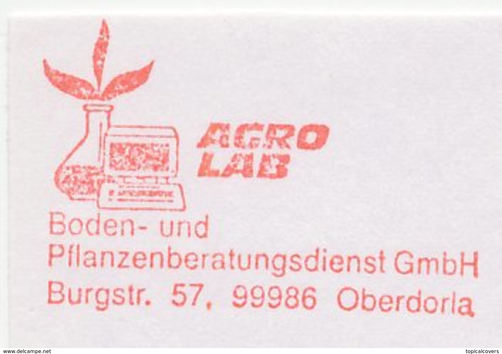 Meter Cut Germany 1996 Agricultural Laboratory - Agriculture