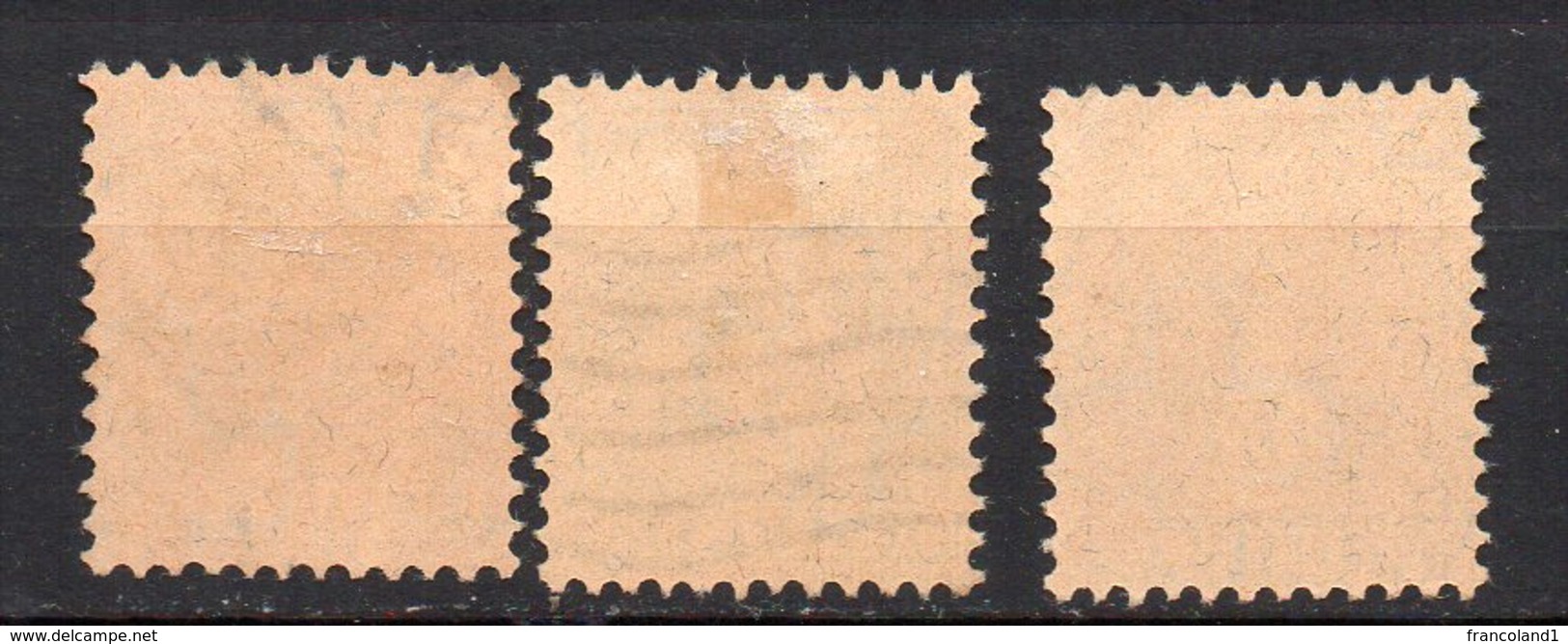 1917 Svizzera Pro Juventute Unificato N. 154 - 56 Serie Completa Timbrata Used - Usati
