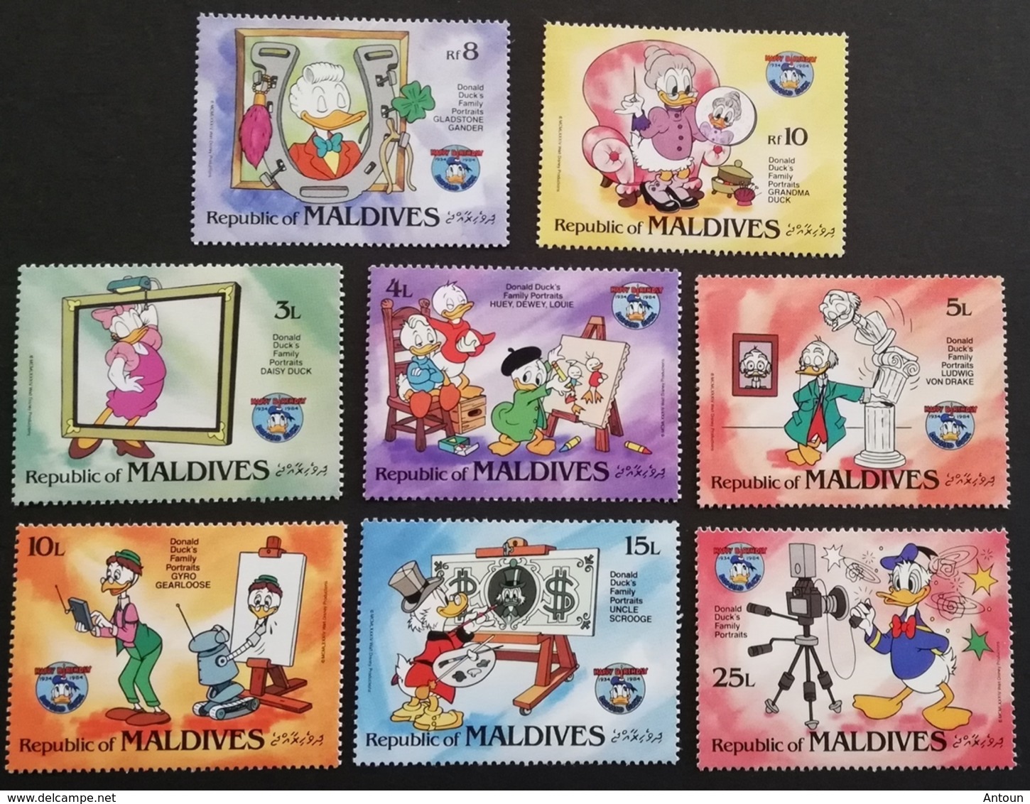 Maldive Islands  1984 Donald Duck LOT - Oceania (Other)