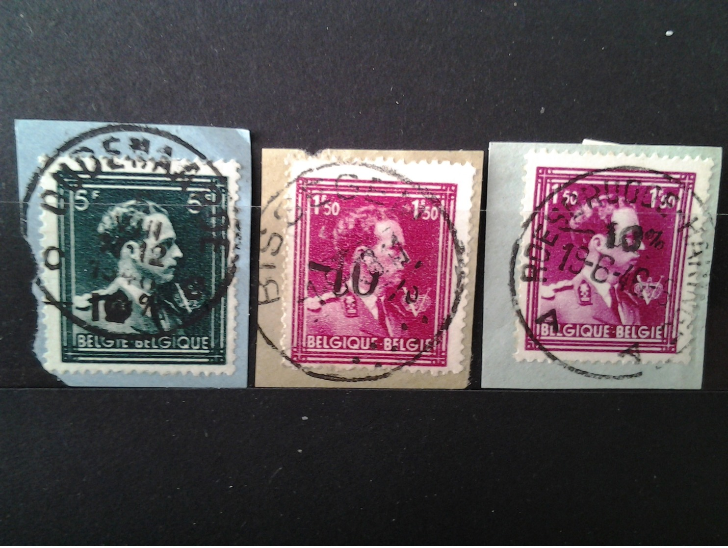 Lot de timbres -10% Van Acker