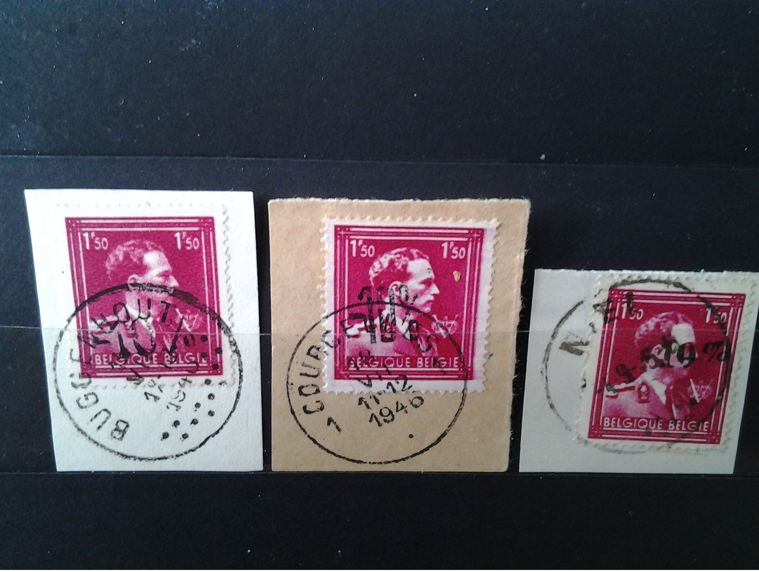 Lot de timbres -10% Van Acker