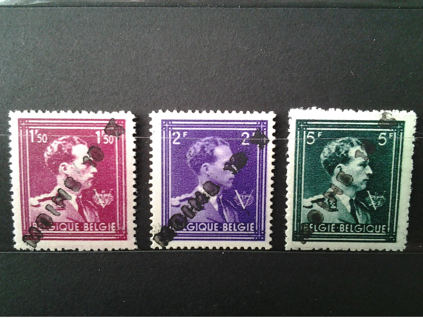 Lot de timbres -10% Van Acker