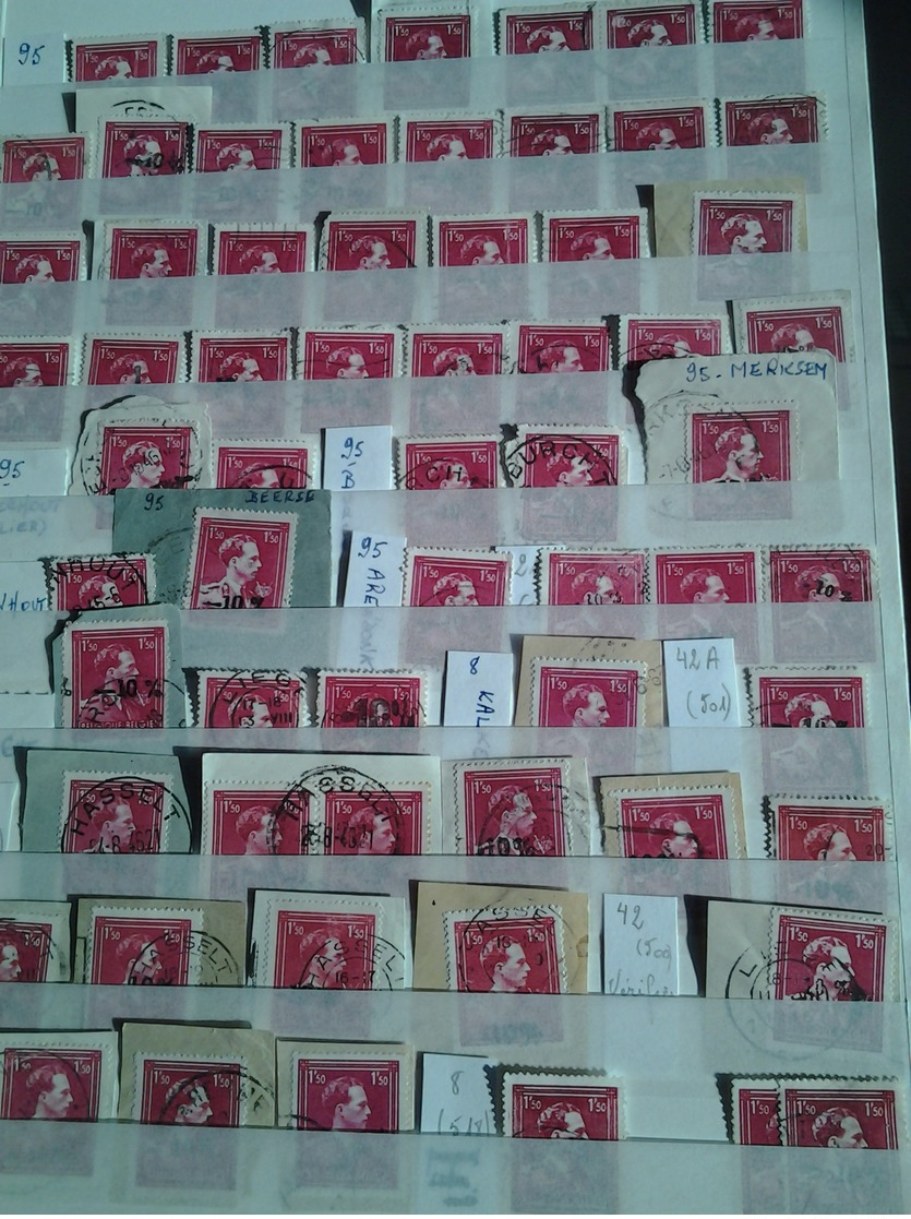 Lot de timbres -10% Van Acker