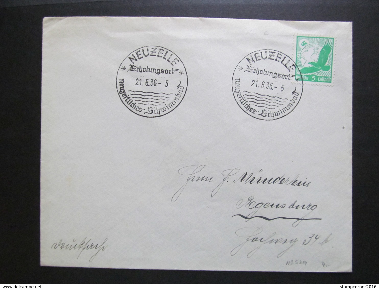 DR Nr. 519, 1934, Brief, EF, Sonderstempel Neuzelle *DEL2111* - Covers & Documents